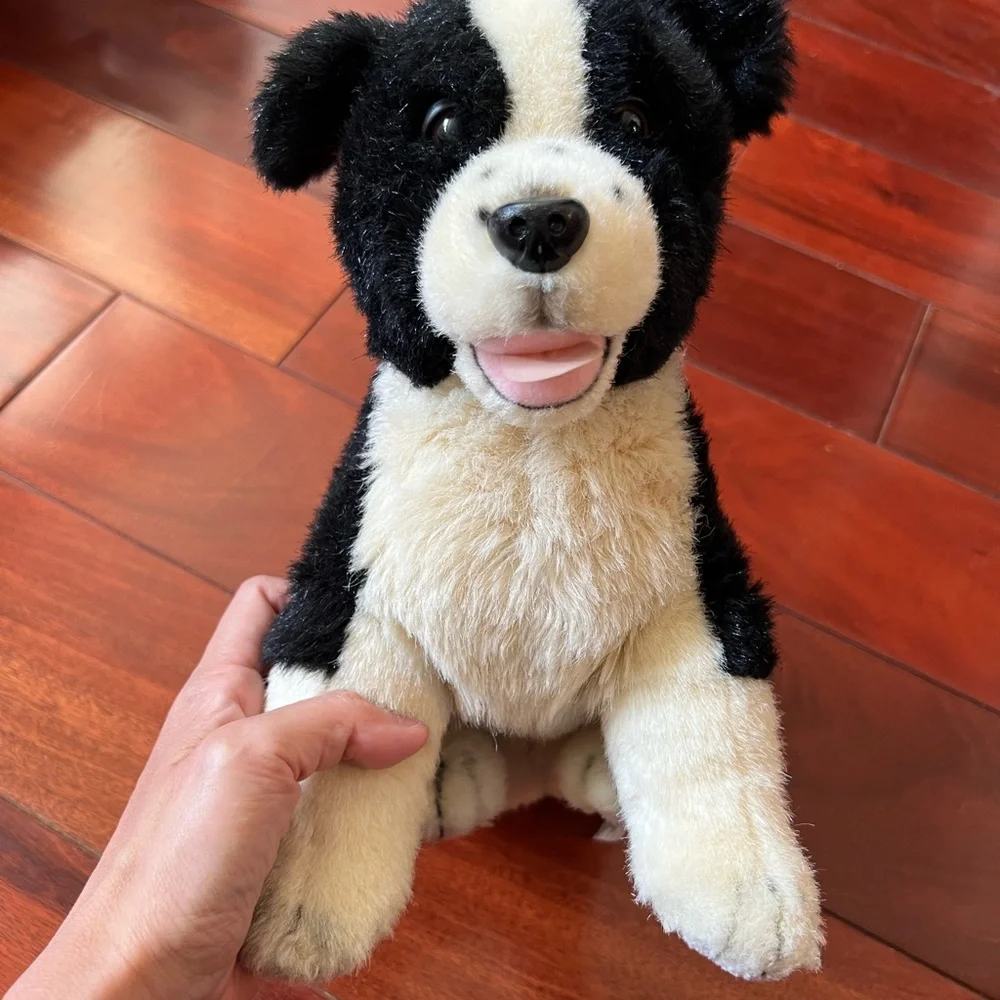 DISNEY STORE SNOW DOGS NANA PLUSH STUFFED ANIMAL BLACK BORDER COLLIE 10
